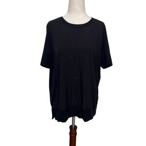 ATHLETA Women's Zephyr Tee Size M In Black